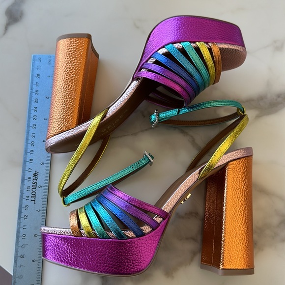 Multicolor Platform  Sandals 👡 - Picture 3 of 7